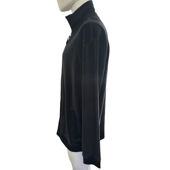 Daniel Buchler- Buttery Soft Black Velour Jacket - XXL - Picture 4 of 8
